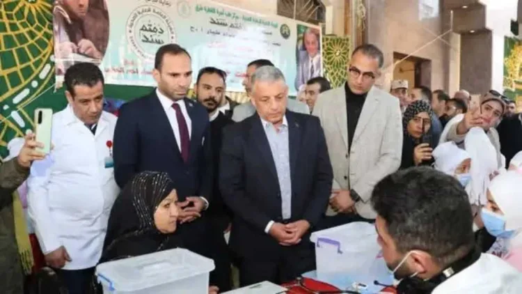 محافظ الإسماعيلية يتابع المرحلة الثانية من مبادرة دمتم سند وتجاوز 10 آلاف مستفيد خلال يومين