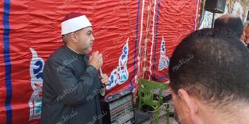 الالاف يؤدون صلاة العيد بساحات المنوفية.. صور