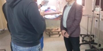 وكيل وزارة الصحة بالدقهليه يتفقد مستشفى نبروه المركزى ويشيد بالانضباط